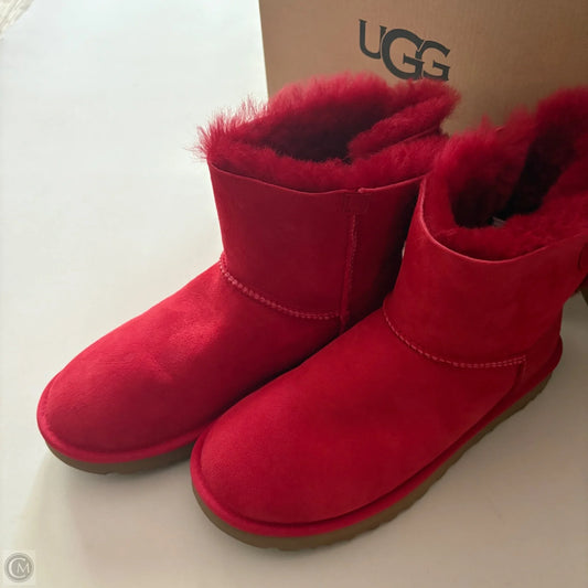 Boots Designer By Ugg In Red, Size: 8