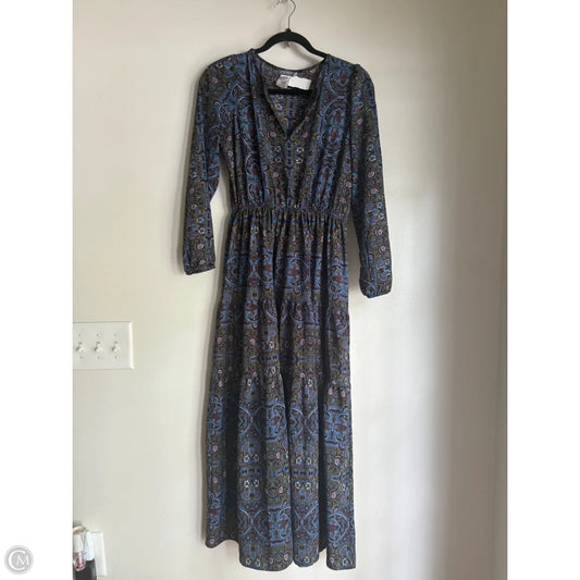 Dress Casual Maxi By Earthbound In Floral Print, Size: S