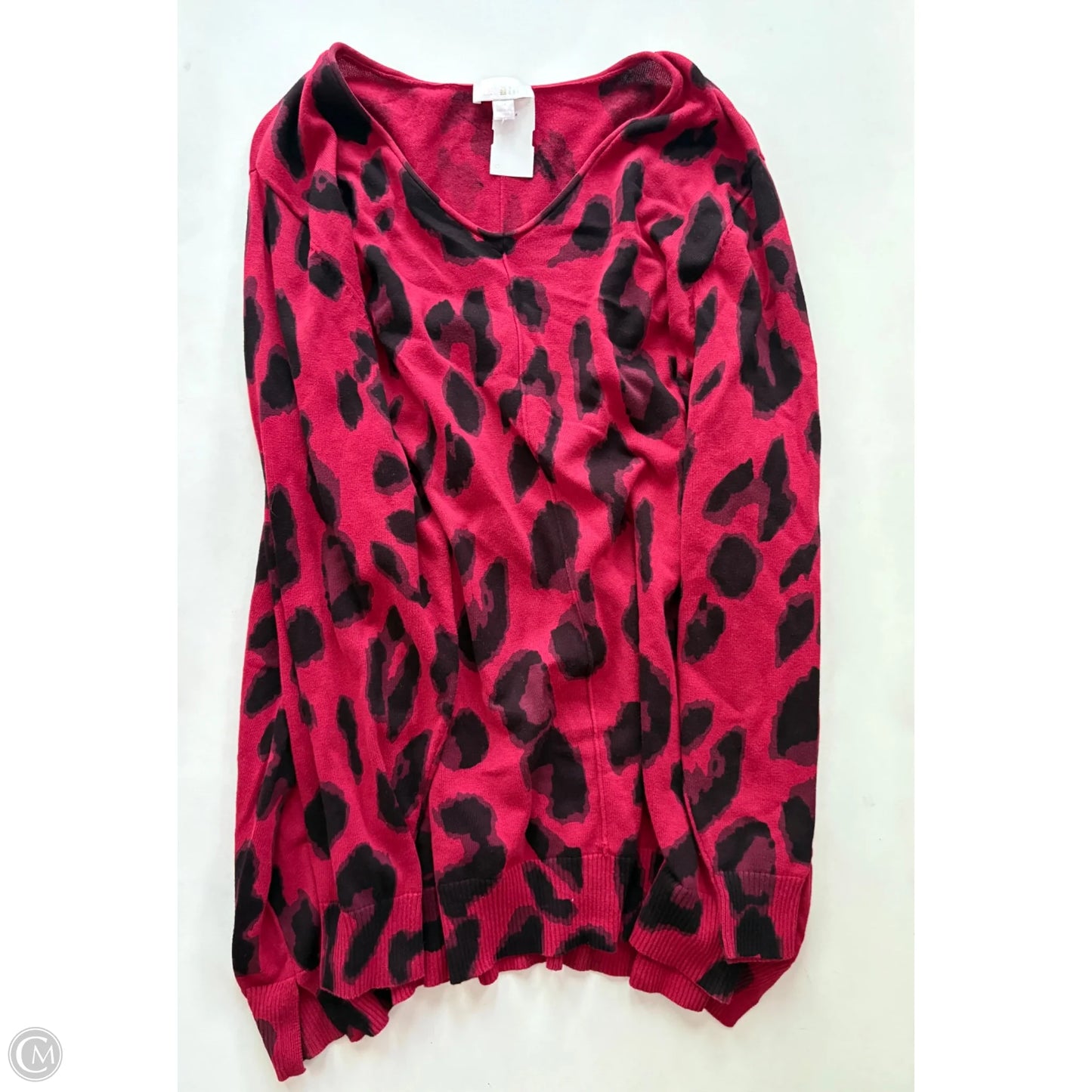 Sweater By Belle By Kim Gravel In Animal Print, Size: 3x