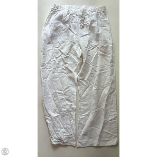 Pants Linen By H&m In White, Size: L
