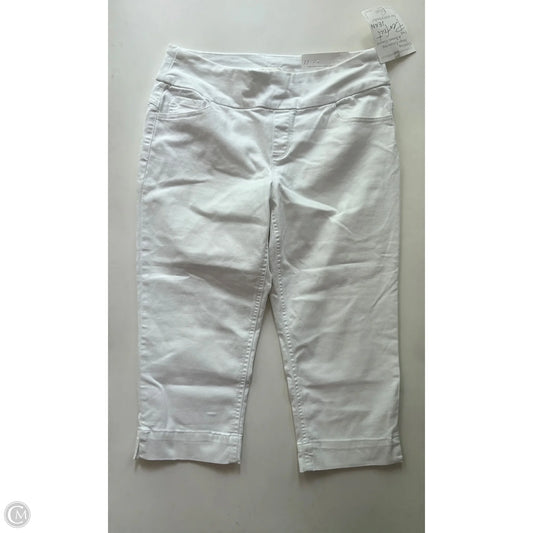 Jeans Cropped By Cato In White, Size: 12