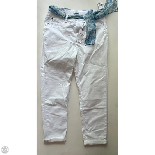Jeans Straight By Curve Appeal In White, Size: 14