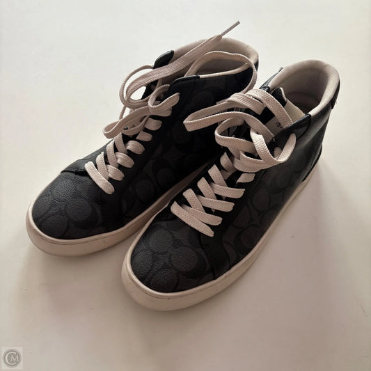 Boots Designer By Coach In Black, Size: 7