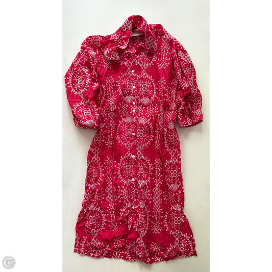 Dress Casual Maxi By Zara In Red, Size: S
