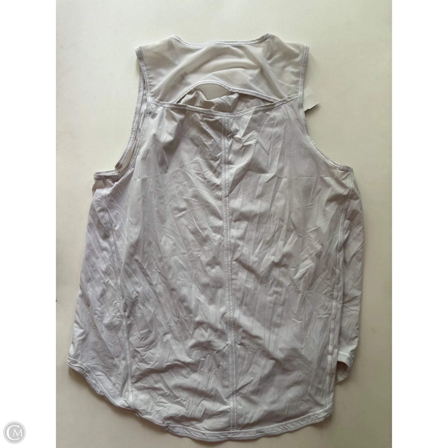 Athletic Tank Top By Lululemon In Cream, Size: S