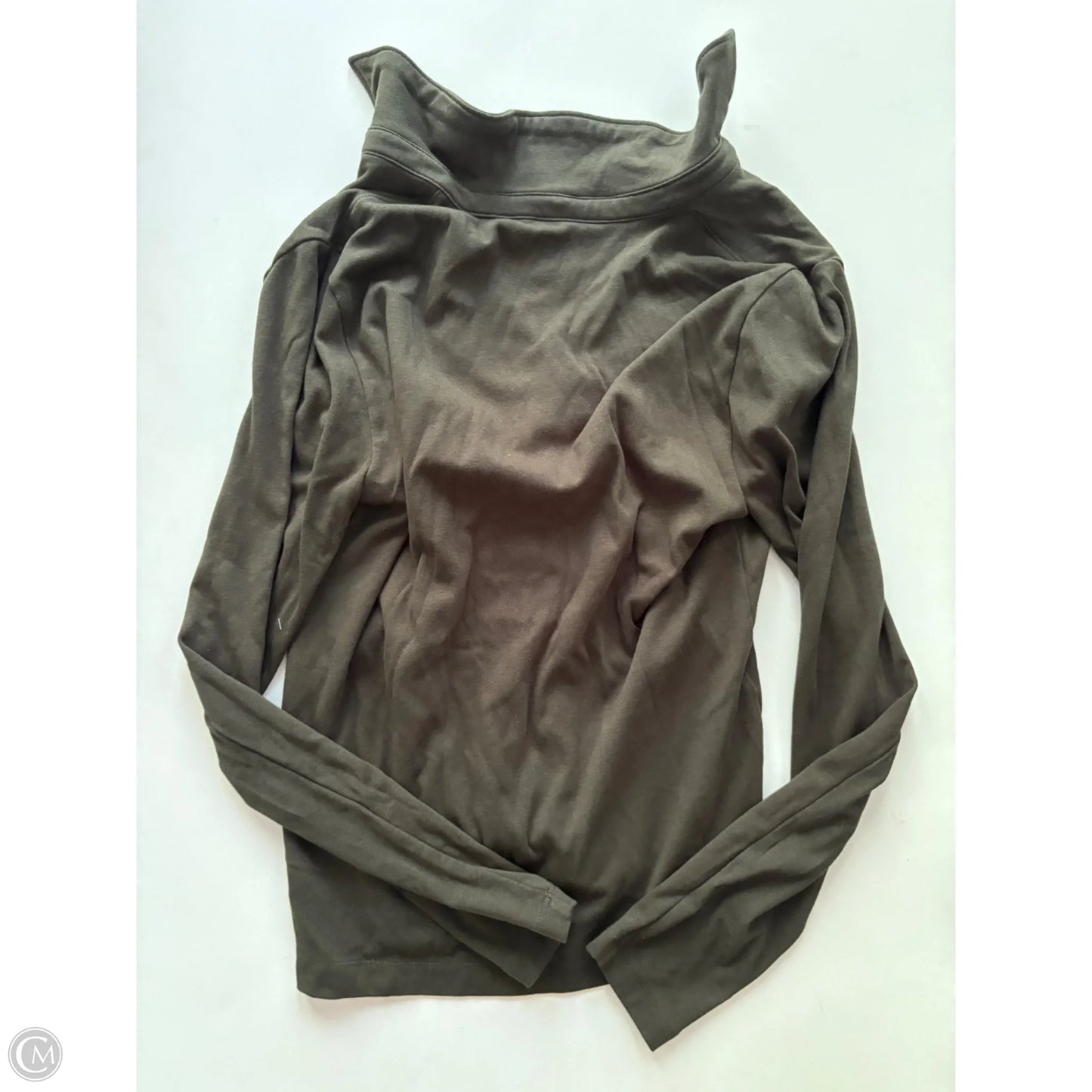 Top Long Sleeve By Gap In Green, Size: M