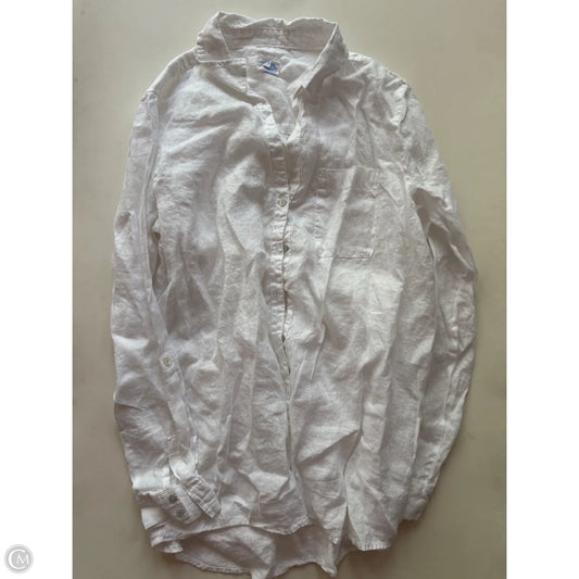 Top Long Sleeve By Sigrid Olsen In White, Size: M