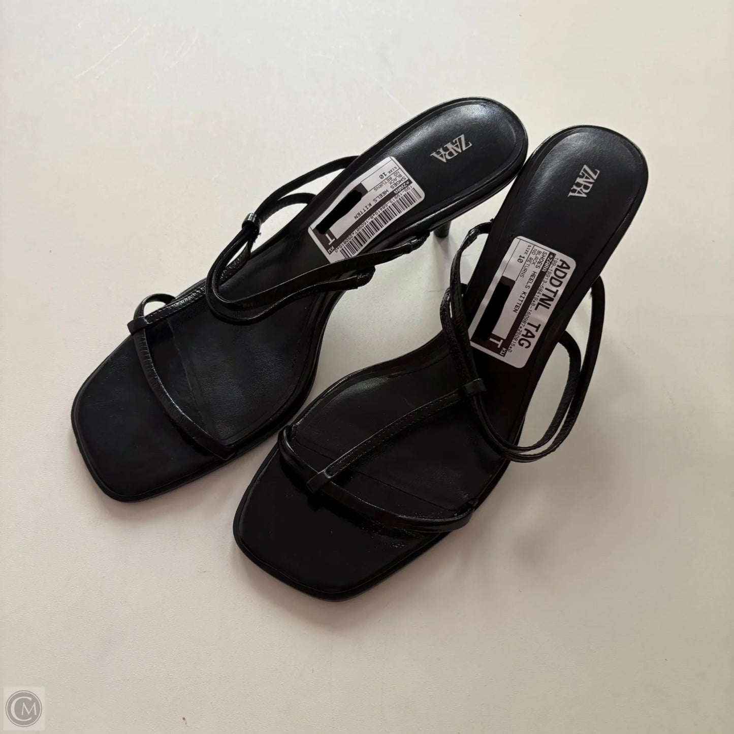 Shoes Heels Kitten By Zara In Black, Size: 10