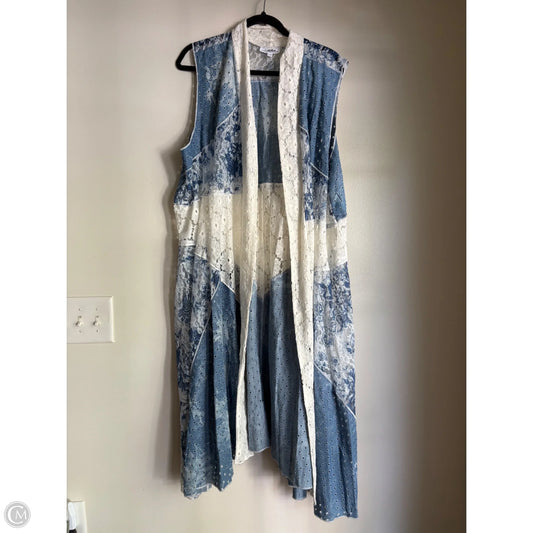 Kimono By Back in the Saddle In Blue, Size: Xl