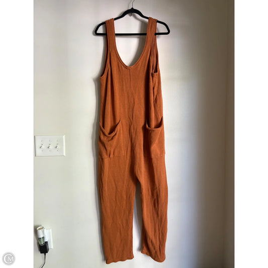 Jumpsuit By Free People In Orange, Size: M