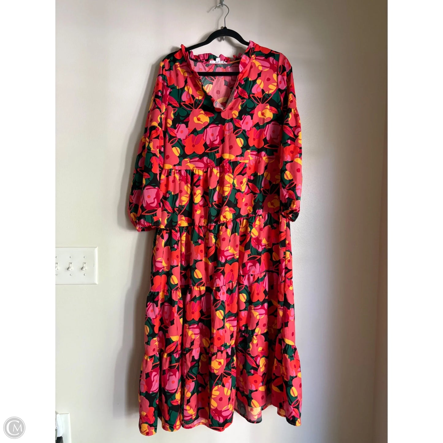 Dress Casual Maxi By Michelle Mcdowell In Multi-colored, Size: L