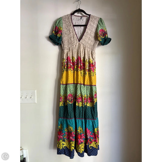 Dress Casual Maxi By Blink In Multi-colored, Size: S