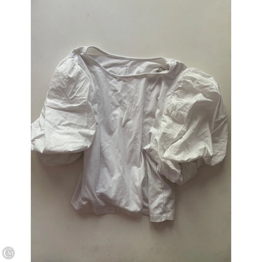 Top Short Sleeve By A New Day In White, Size: Xl
