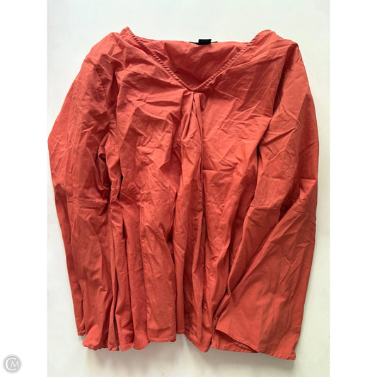 Top Long Sleeve By Ashley Stewart In Orange, Size: 3x
