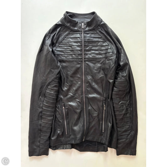 Jacket Moto By Spanx In Black, Size: M