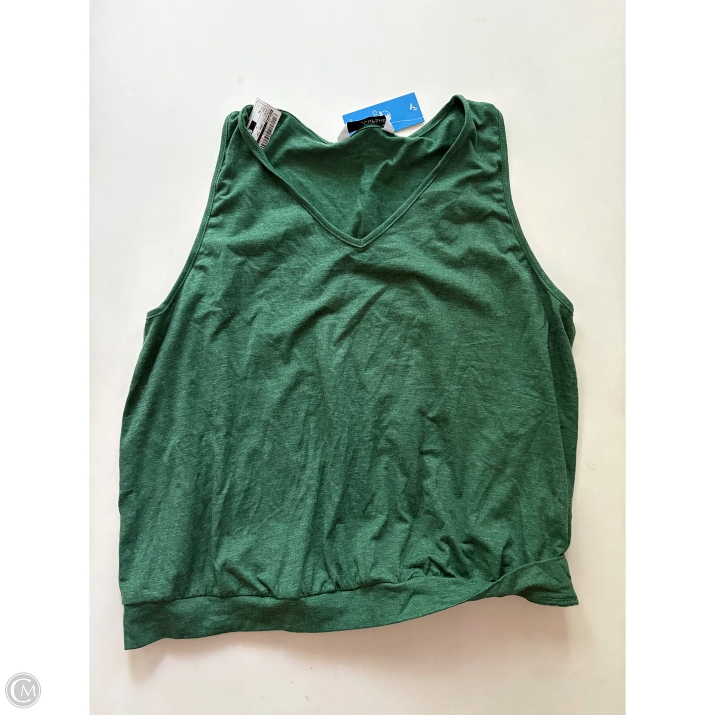 Athletic Tank Top By Cupshe In Green, Size: Xl