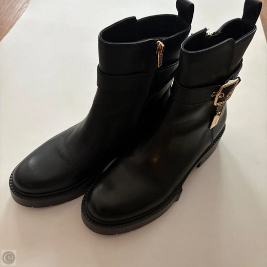 Boots Designer By Coach In Black, Size: 9.5