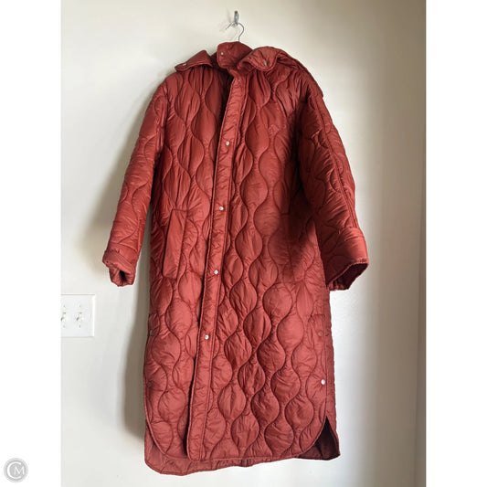 Coat Puffer & Quilted By H&m In Brown, Size: Xl
