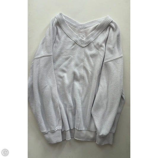 Sweatshirt Crewneck By Aerie In White, Size: 2x