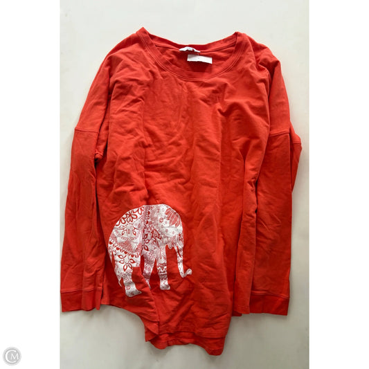 Top Long Sleeve By Crown And Ivy In Orange, Size: 3x