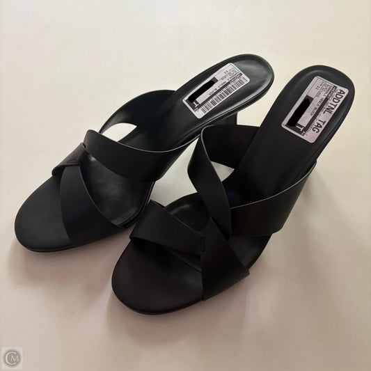 Sandals Heels Block By Report In Black, Size: 11