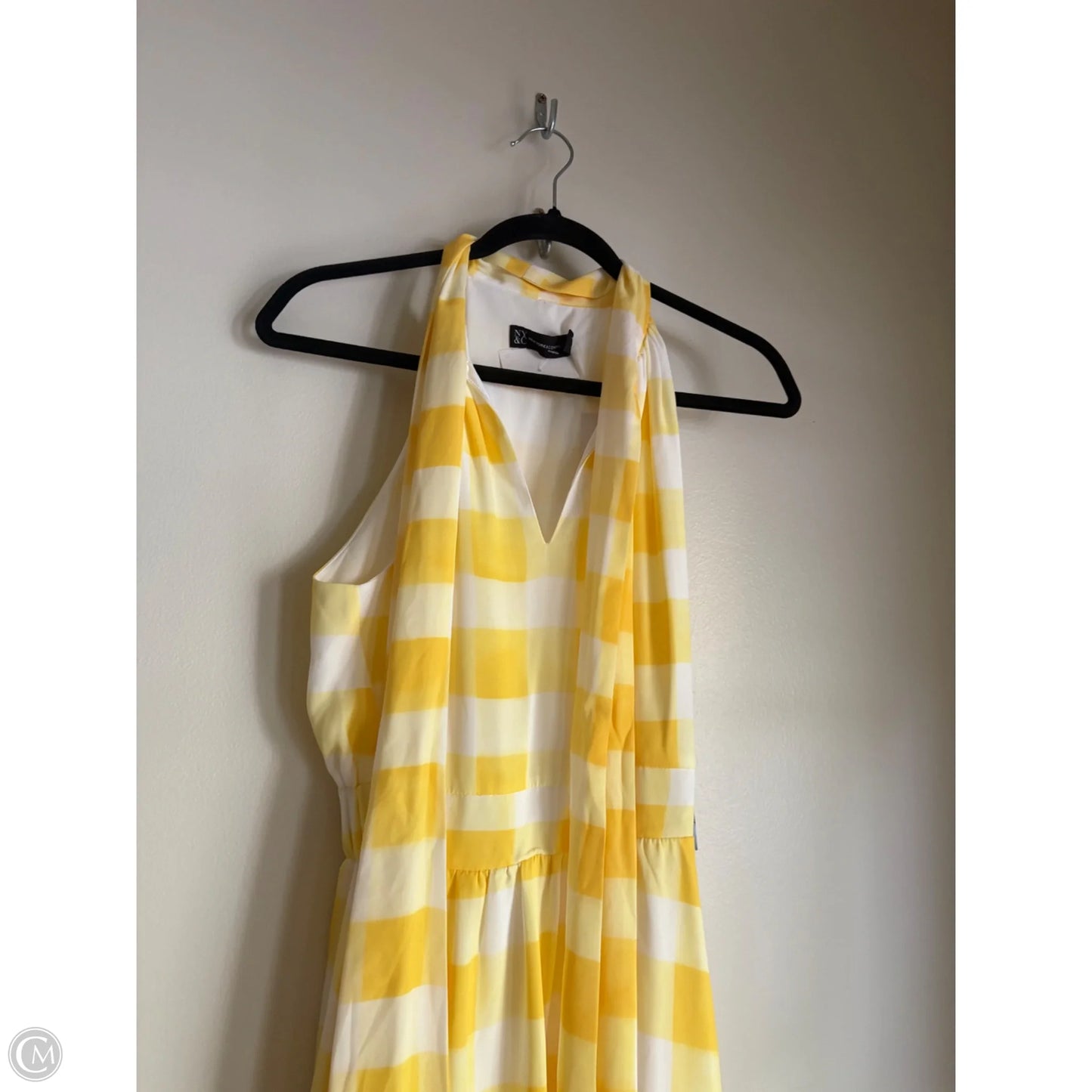 Dress Casual Maxi By New York And Co In Yellow, Size: M