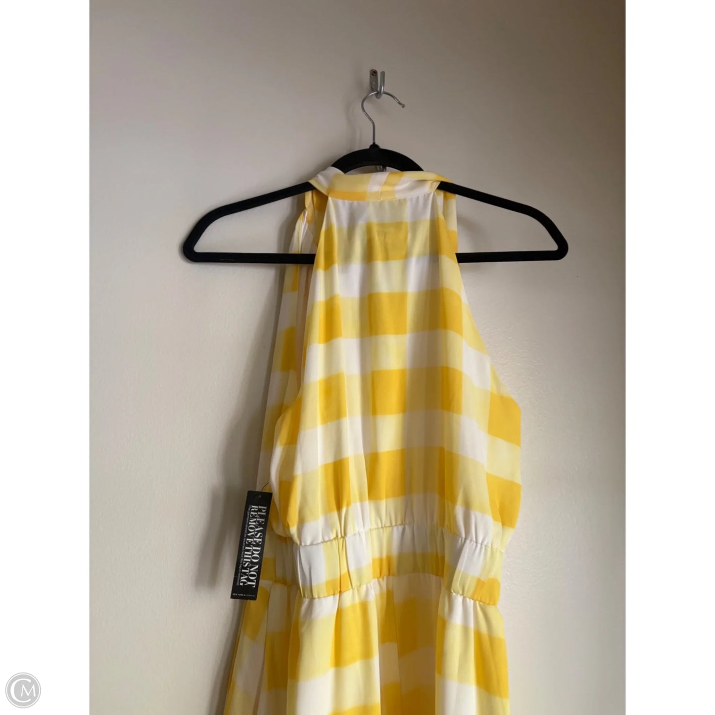 Dress Casual Maxi By New York And Co In Yellow, Size: M