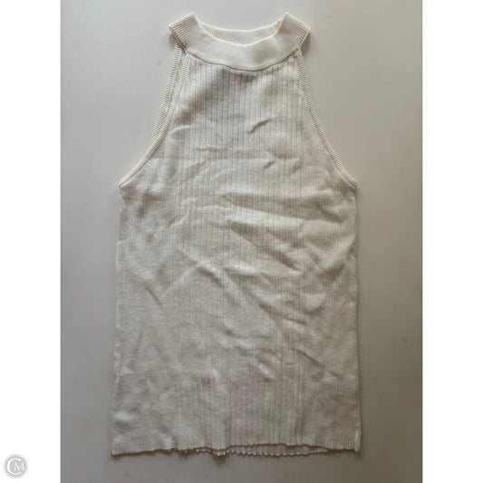 Sweater Short Sleeve By Eesome In Cream, Size: M