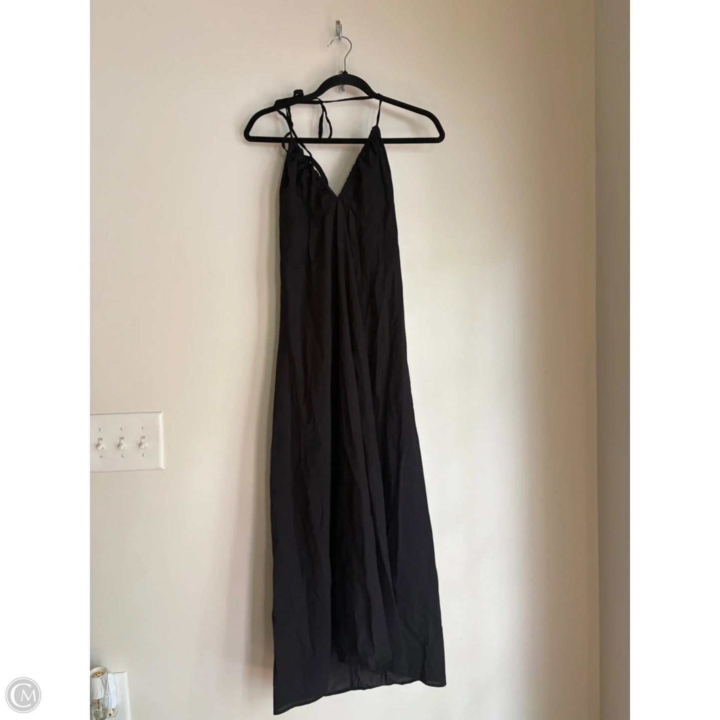 Dress Casual Maxi By H&m In Black, Size: L
