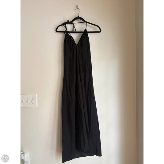 Dress Casual Maxi By H&m In Black, Size: L