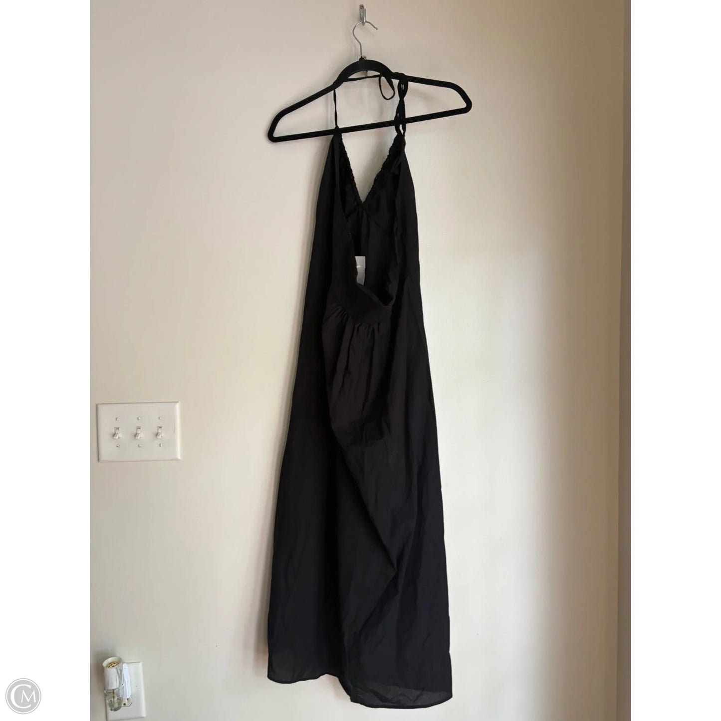 Dress Casual Maxi By H&m In Black, Size: L