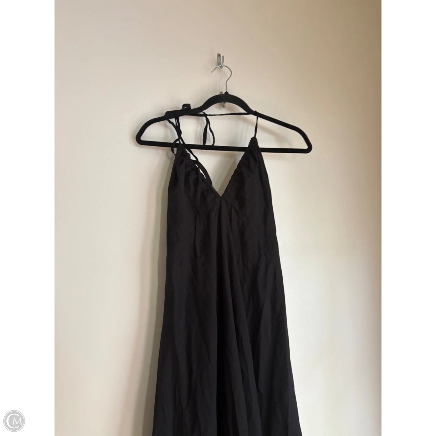 Dress Casual Maxi By H&m In Black, Size: L