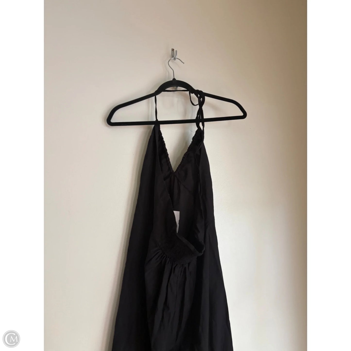 Dress Casual Maxi By H&m In Black, Size: L