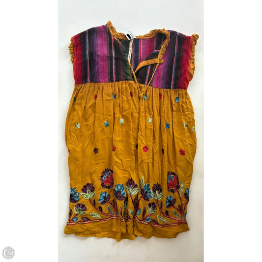 Dress Casual Midi By Uncle Frank In Multi-colored, Size: Xs