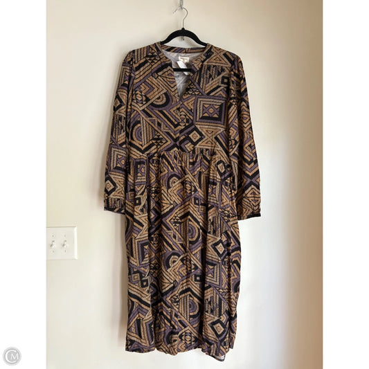 Dress Casual Maxi By World Market In Multi-colored, Size: S