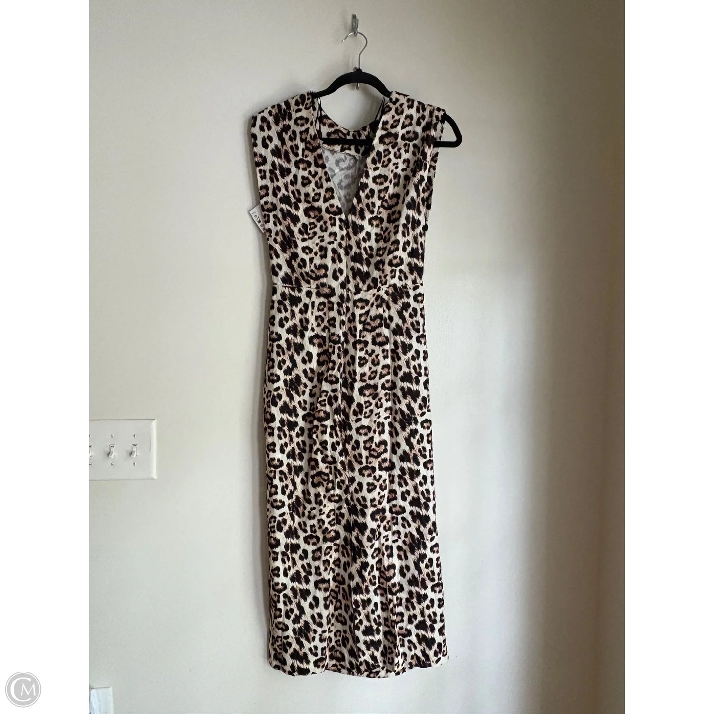 Dress Casual Maxi By Zara In Animal Print, Size: M