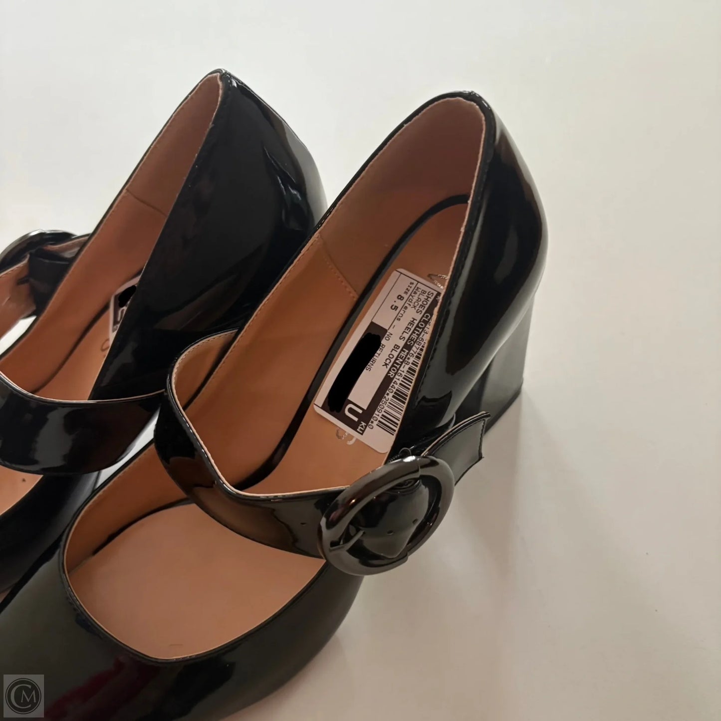 Shoes Heels Block By Waydferns In Black, Size: 8.5