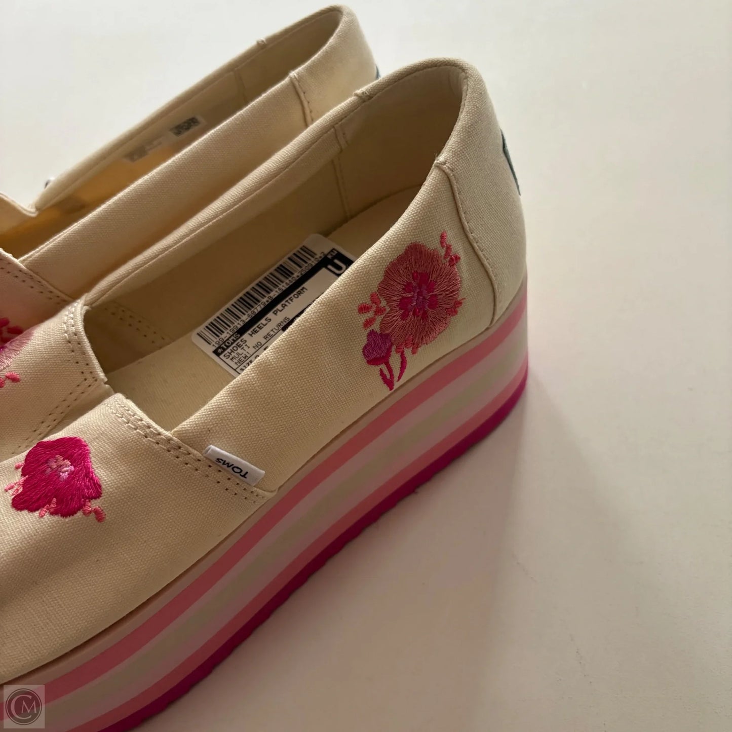 Shoes Heels Platform By Toms In Multi-colored, Size: 8.5