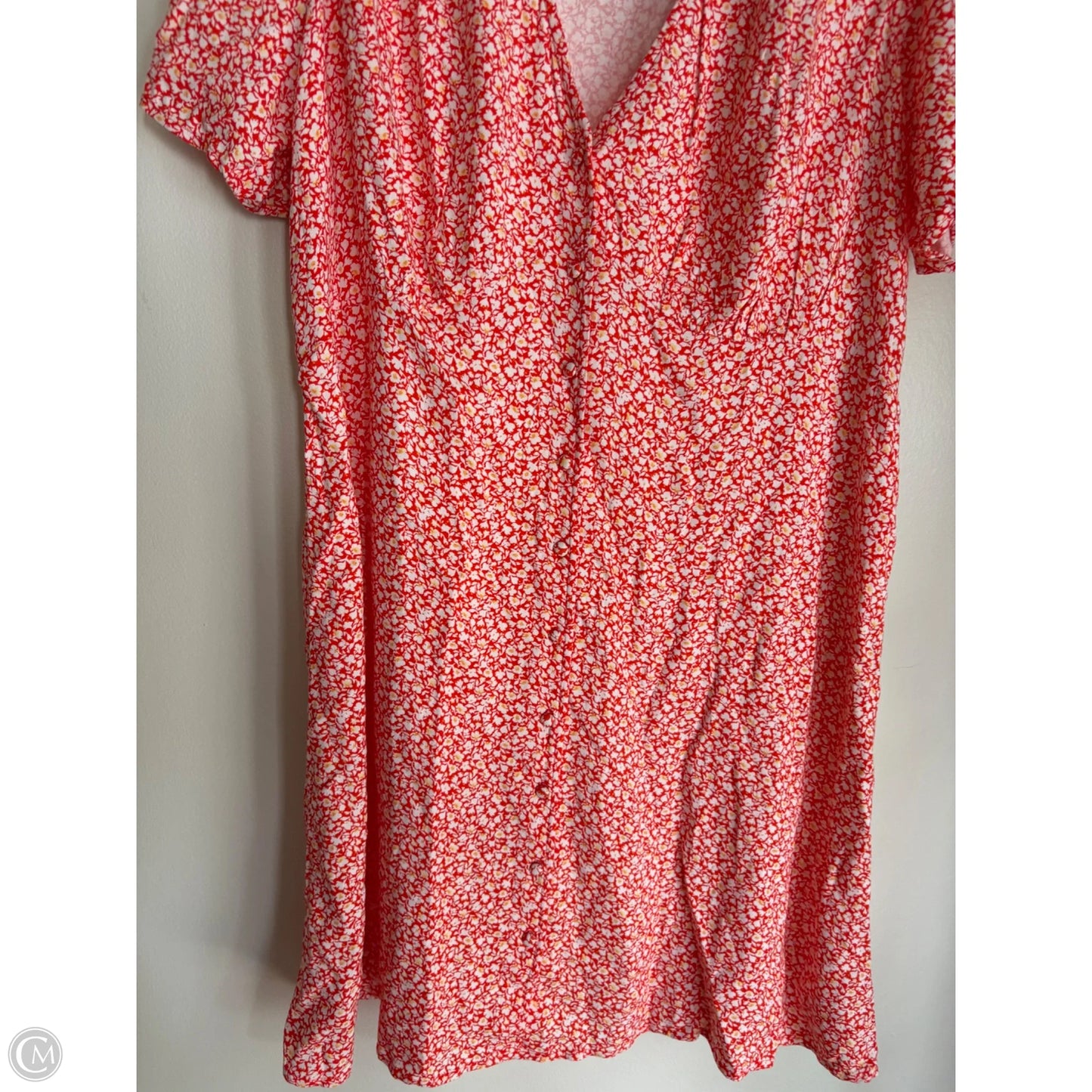 Dress Casual Midi By Old Navy In Orange, Size: Xl
