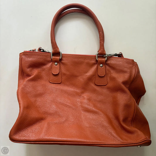 Handbag Leather By Claudia Firenze, Size: Large