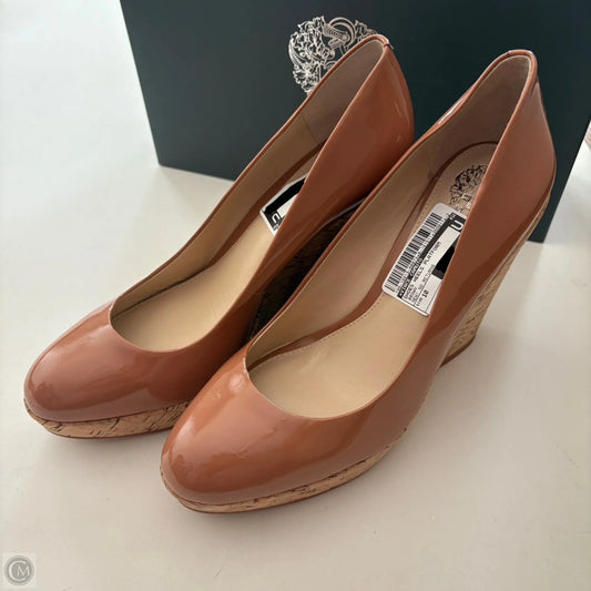 Shoes Heels Platform By Vince Camuto In Brown, Size: 10