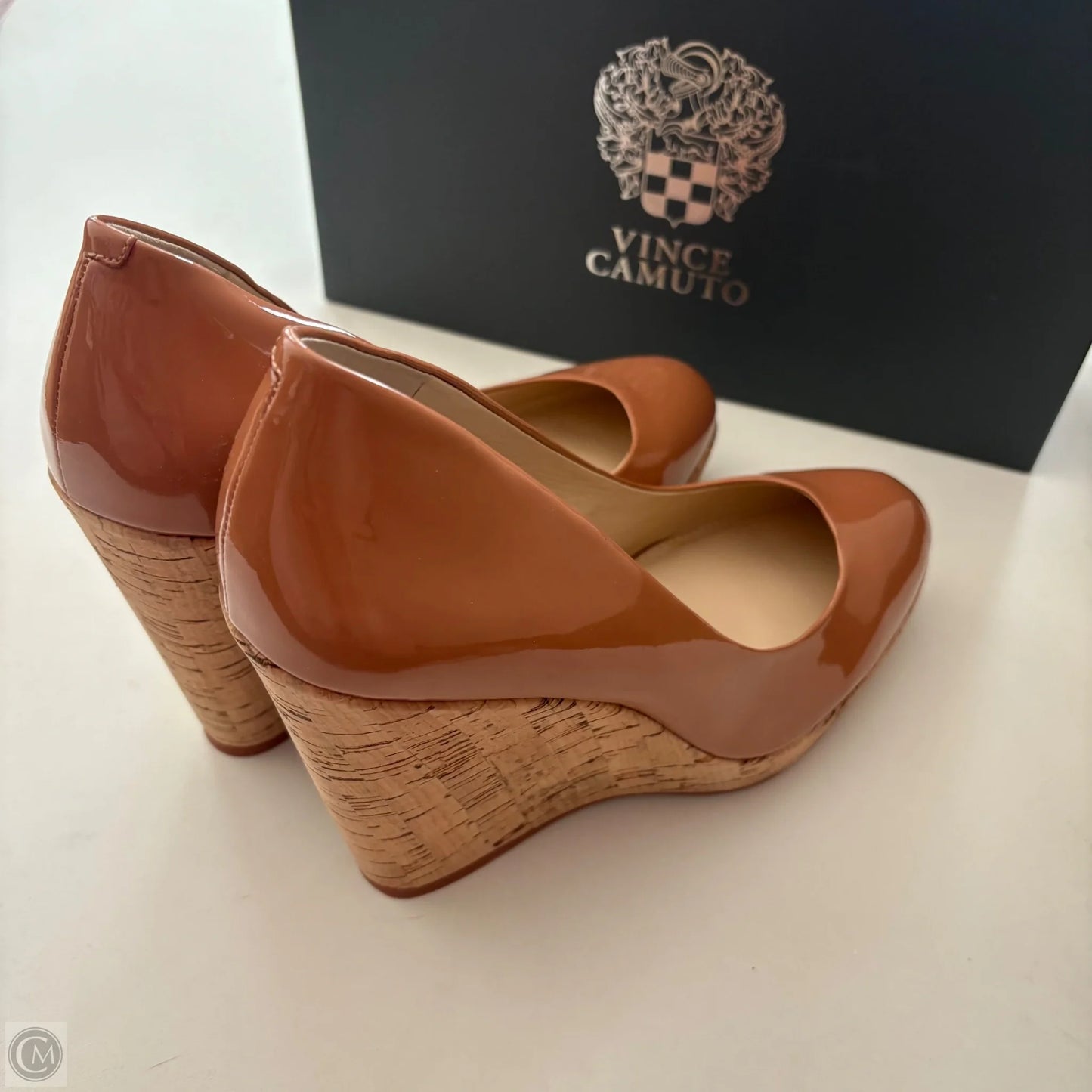 Shoes Heels Platform By Vince Camuto In Brown, Size: 10