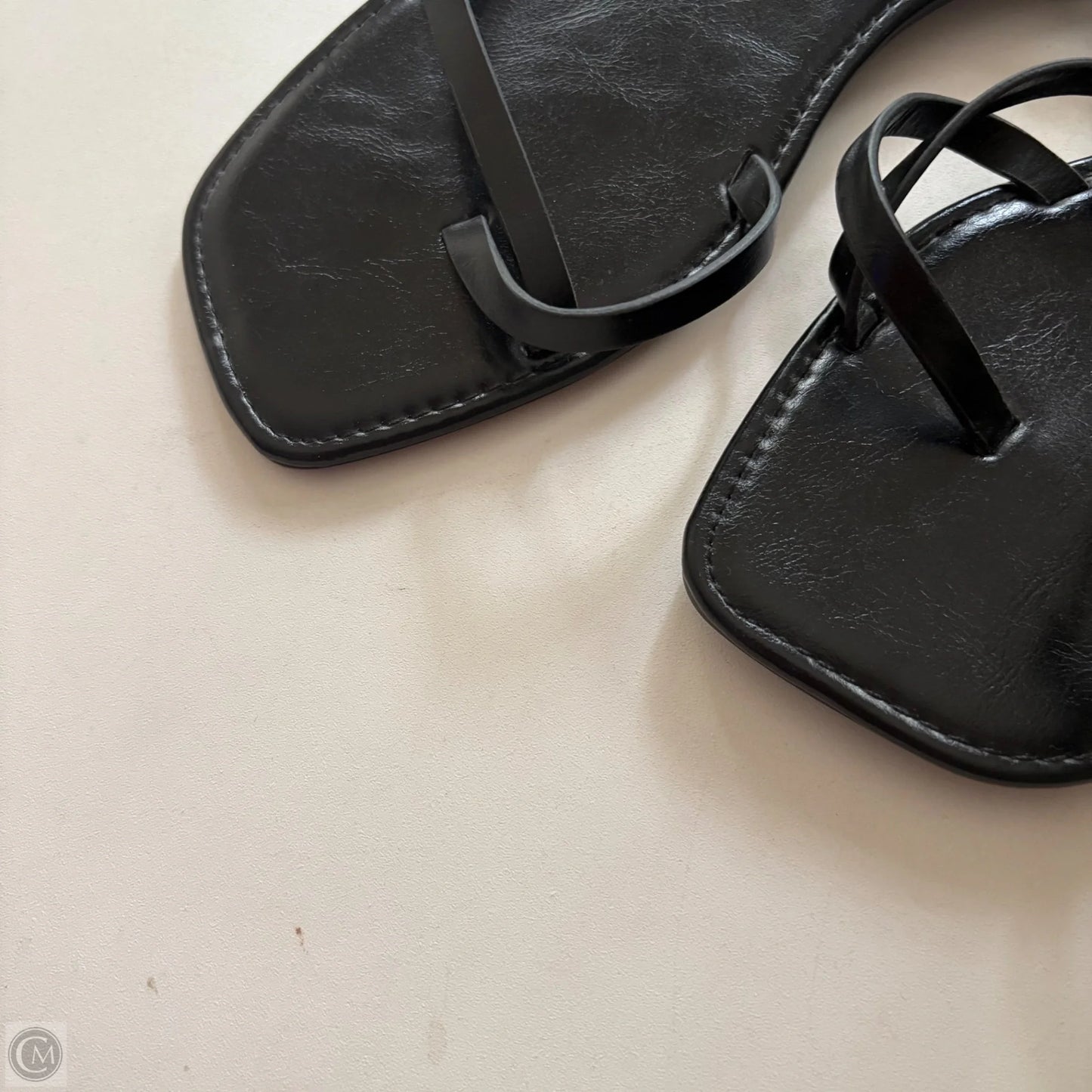 Sandals Flats By Journee In Black, Size: 10