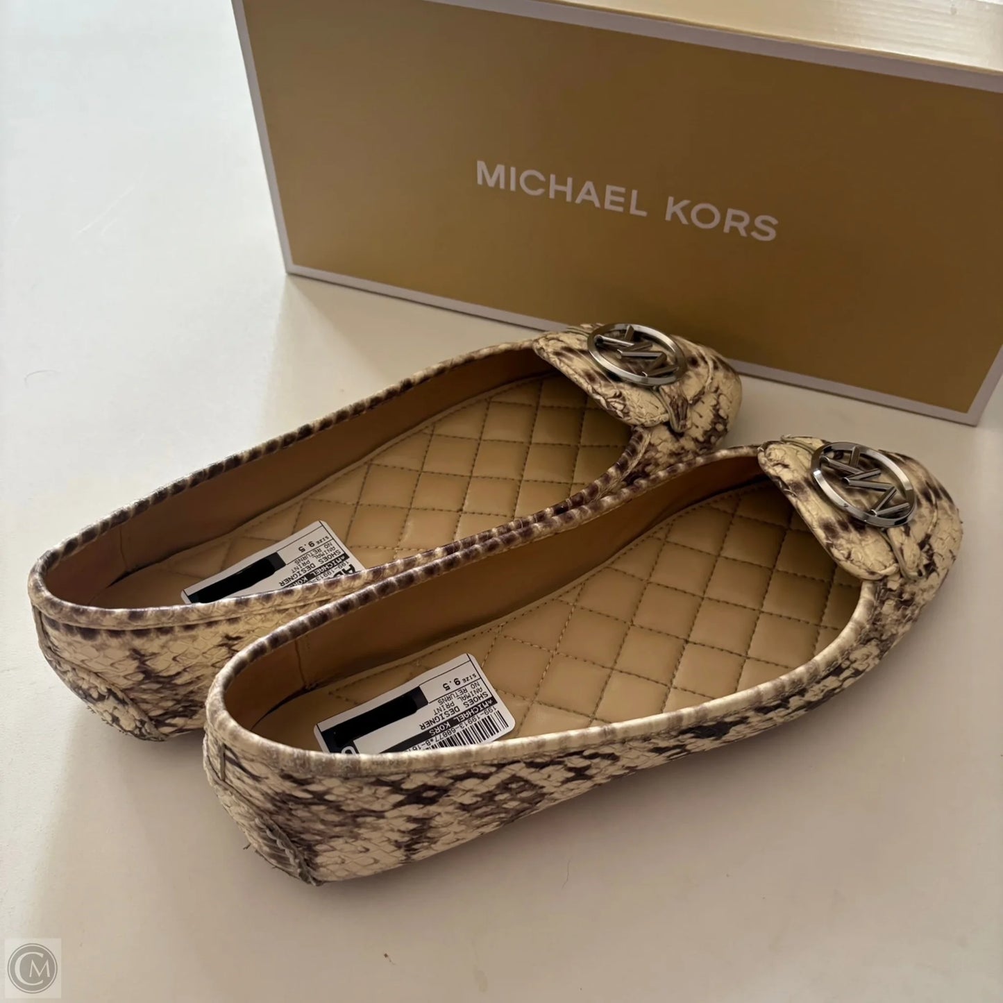 Shoes Designer By Michael Kors In Animal Print, Size: 9.5