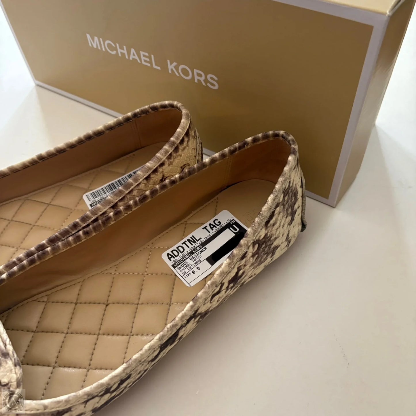 Shoes Designer By Michael Kors In Animal Print, Size: 9.5