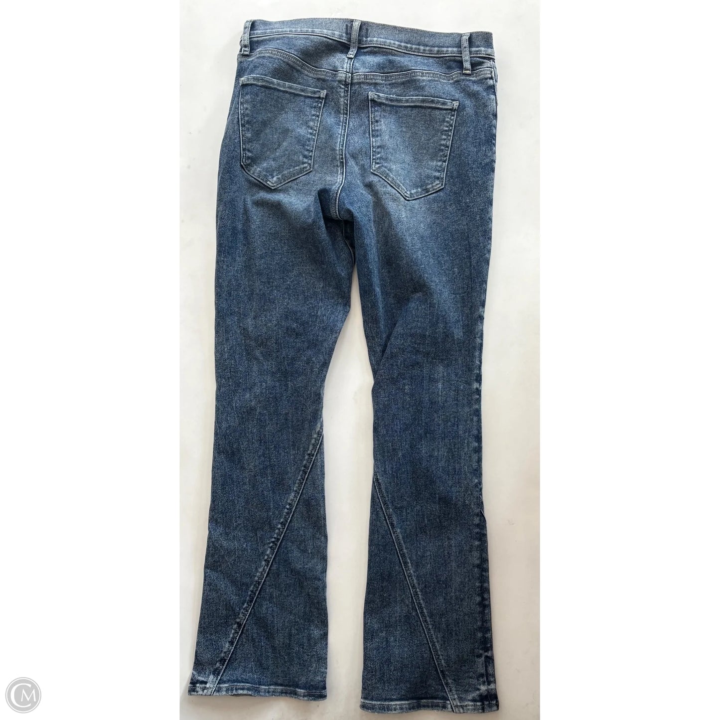 Jeans Wide Leg By Express In Blue, Size: 14