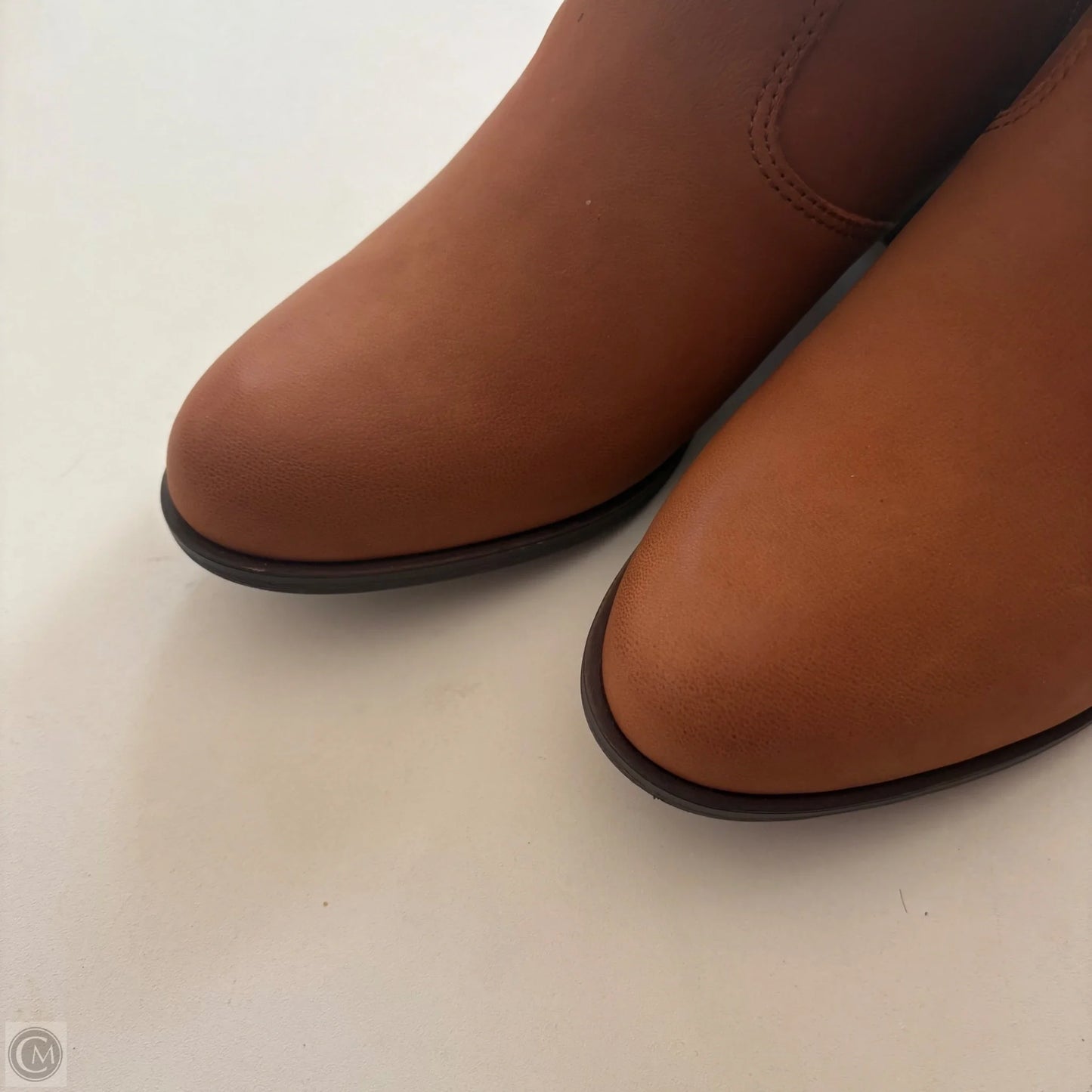 Boots Ankle Heels By Lucky Brand In Brown, Size: 9.5