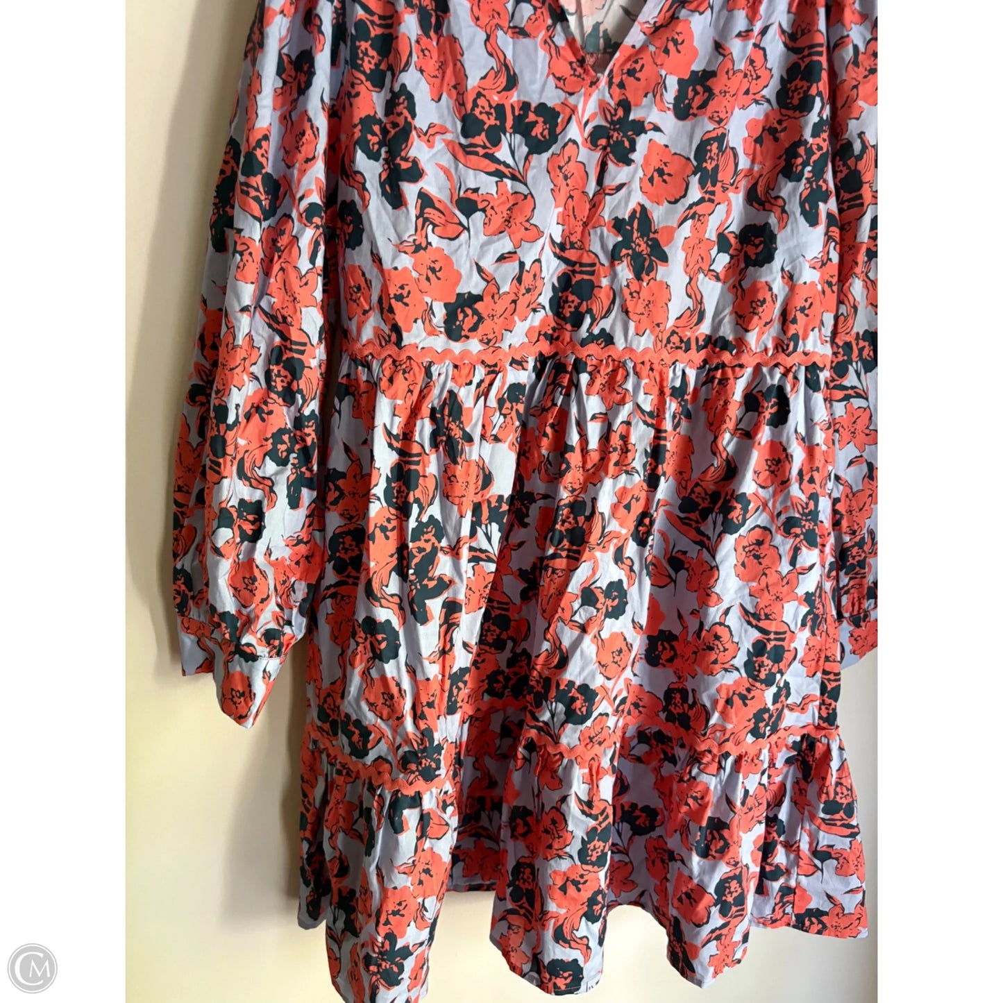 Dress Casual Midi By Jodifl In Floral Print, Size: L