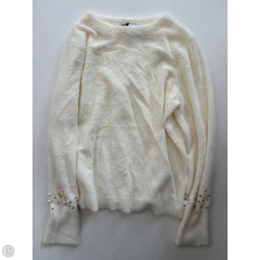 Sweater By Talbots In Cream, Size: L