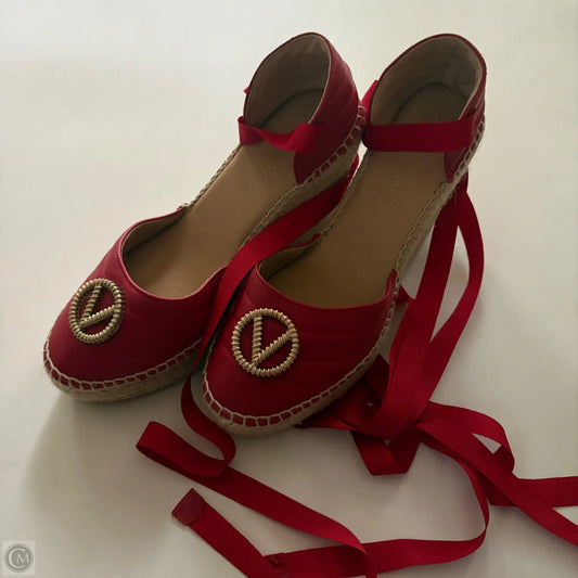 Shoes Designer By Valentino-mario In Red, Size: 8.5